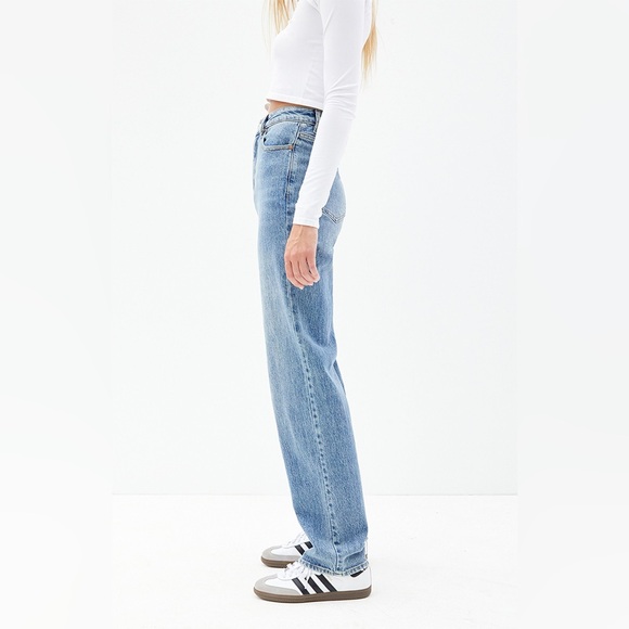 PacSun Stretch Dad Jeans casual straight leg school work everyday‎ essential 26 - Picture 3 of 13